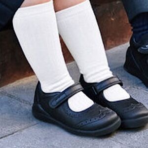 Biomechanics Black Leather Mary Jane Flats